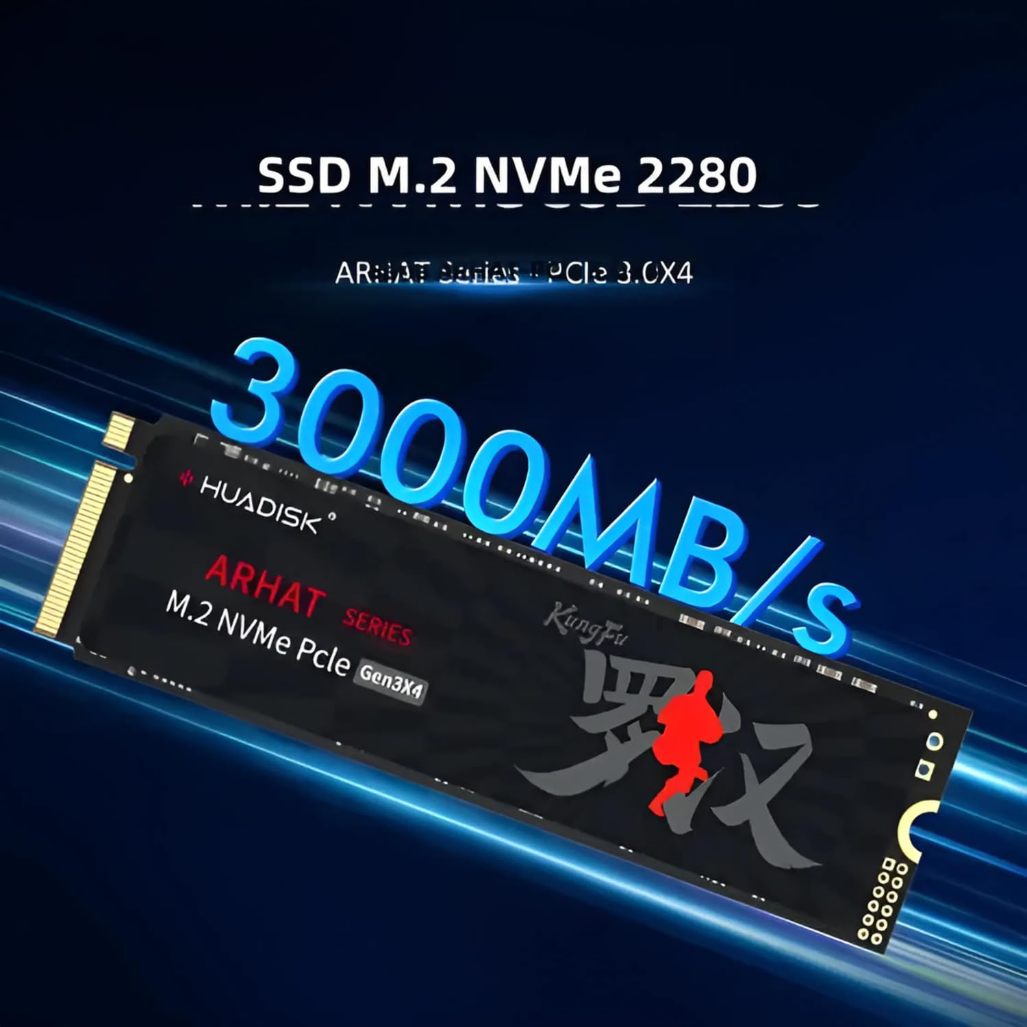 Nvme Gamer Huadisk M.2 2280 128gb Gen3x4 Original 3000mb/s SSD
